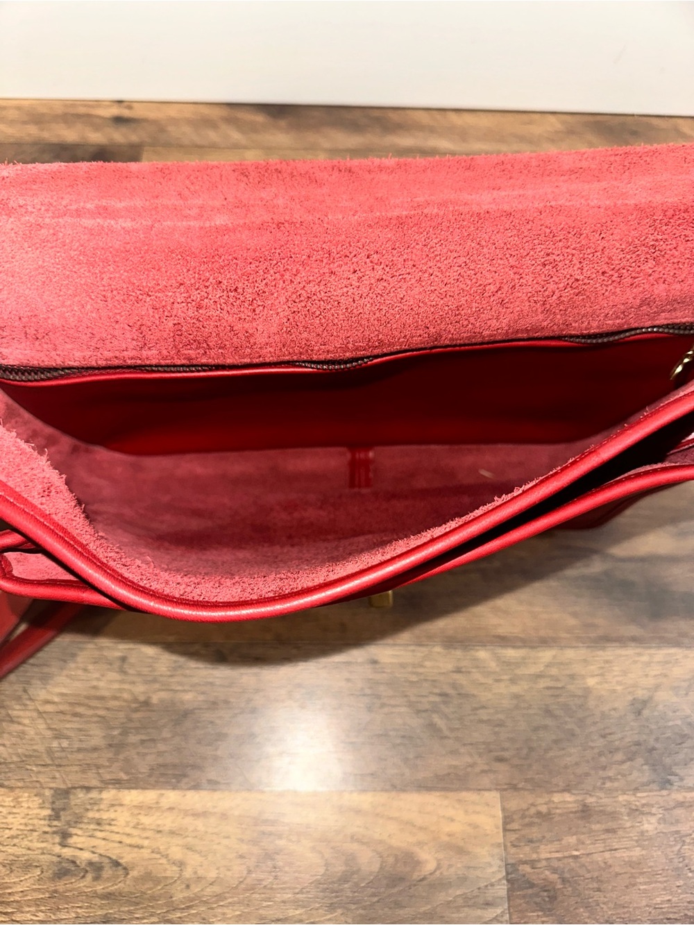 Rare Vintage Coach Colebrooke Case 5181 Red USA Leather Briefcase with Original - Picture 4 of 10